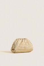 Billini Lacey Clutch Bag Gold Metallic