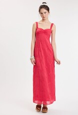 Evie Floral Embroidered Tie Back Maxi Dress