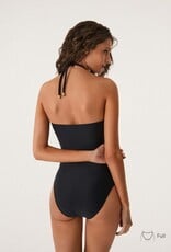 VIX Matte Meera Bandeau One Piece Full Swimsuit