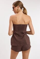Strapless A Line Top and Short Set
