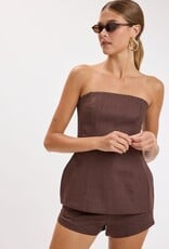 Strapless A Line Top and Short Set