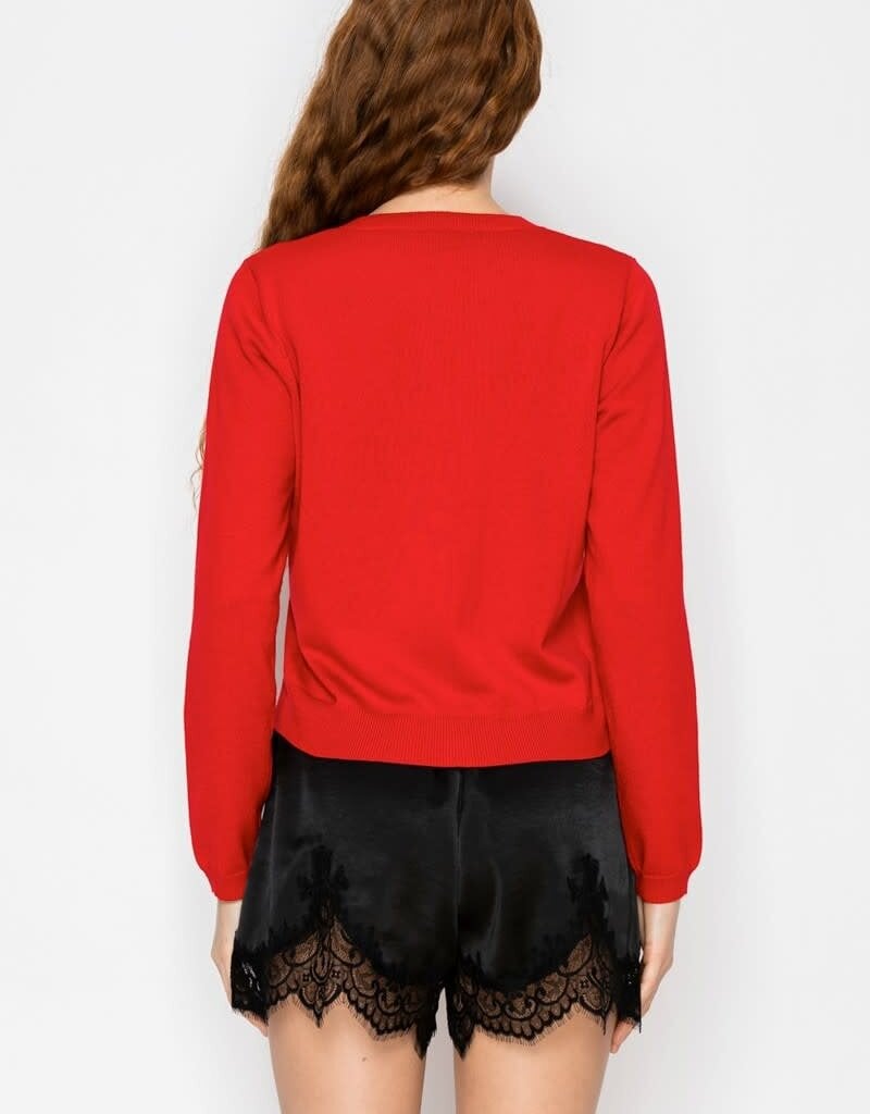 Reese Satin Lace Trim Shorts