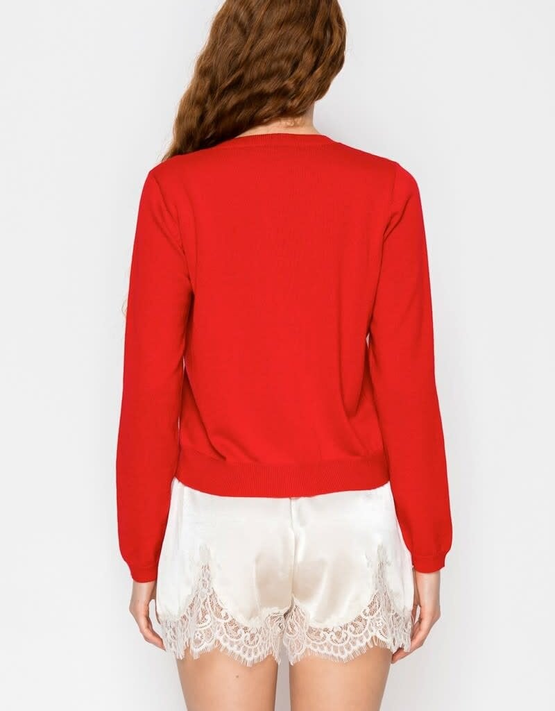 Reese Satin Lace Trim Shorts