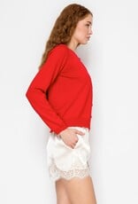 Reese Satin Lace Trim Shorts