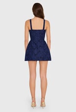Amanda Uprichard Judie Lace Overlay Romper Mini Dress