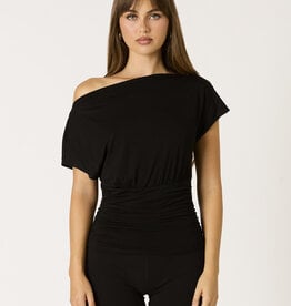 Gigi Off Shoulder Ruched Waist Top
