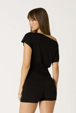 Gigi Off Shoulder Ruched Waist Top