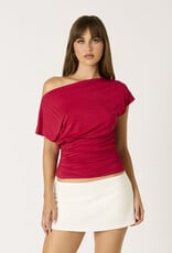 Gigi Off Shoulder Ruched Waist Top