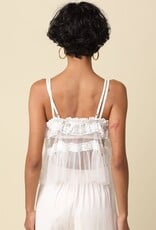 Willa Floral Crochet Lace Sheer Cami Top