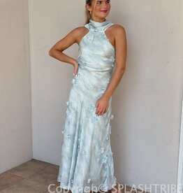 ASTR Ashley 3D Applique Maxi Dress