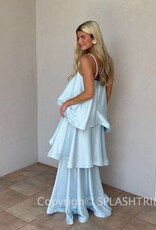 Elliatt Tilly Tiered Satin Maxi Dress