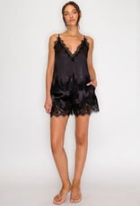 Ella Satin Lace Trim Camisole Top
