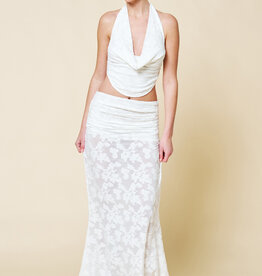Keira Floral Jacquard Maxi Skirt