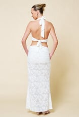 Keira Floral Jacquard Maxi Skirt