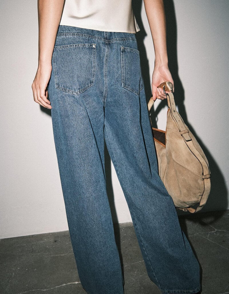 Nicks Studded Denim Drawstring Pants