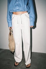 Nicks Studded Denim Drawstring Pants