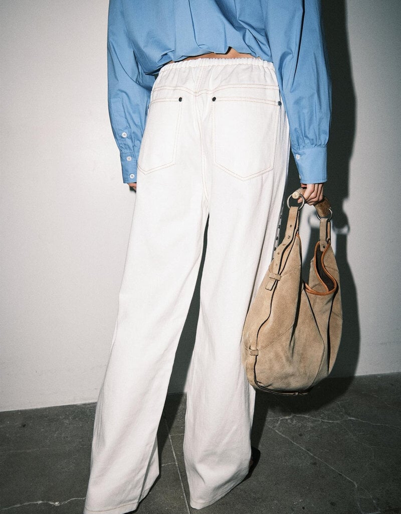 Nicks Studded Denim Drawstring Pants