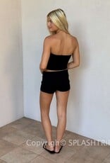 Tube Top Foldover Short Set