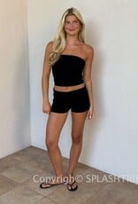 Tube Top Foldover Short Set