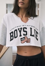 Boys Lie United States of Boys Lie Tomboy Crop Top