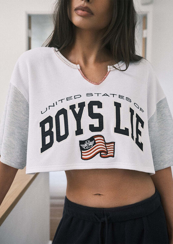 Boys Lie United States of Boys Lie Tomboy Crop Top