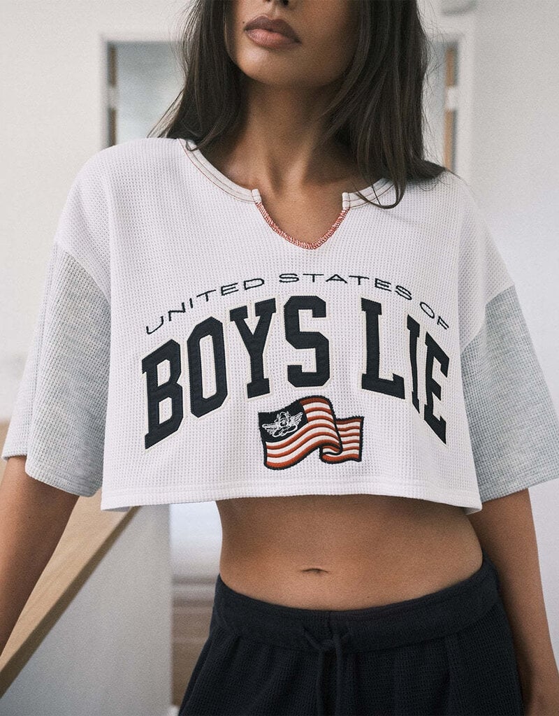 Boys Lie United States of Boys Lie Tomboy Crop Top