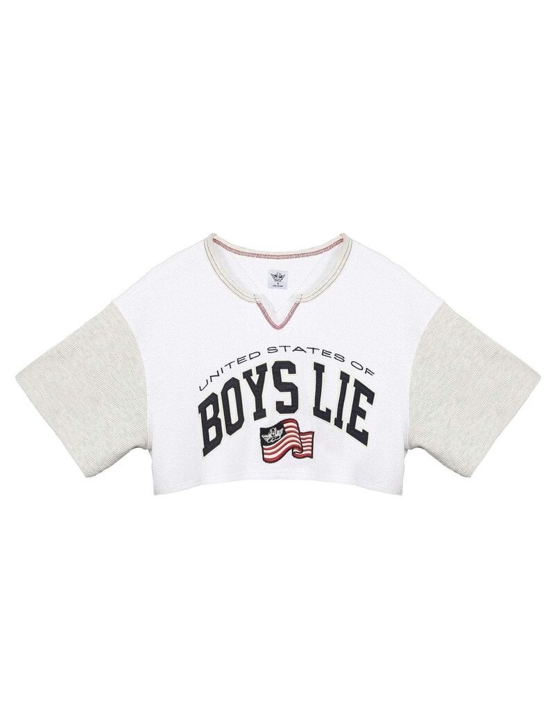 Boys Lie United States of Boys Lie Tomboy Crop Top