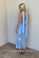 Demi Floral Embroidered Sheer Maxi Dress