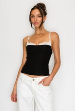 Felicity Lace Trim Cami Top