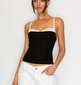 Felicity Lace Trim Cami Top