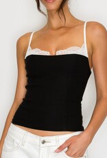 Felicity Lace Trim Cami Top