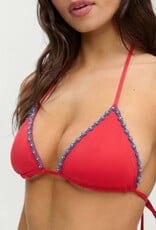 Frankies Bikinis Nick Beaded Skimpy Triangle Bikini Top