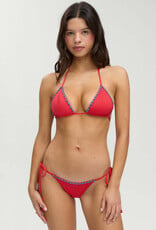 Frankies Bikinis Nick Beaded Skimpy Triangle Bikini Top