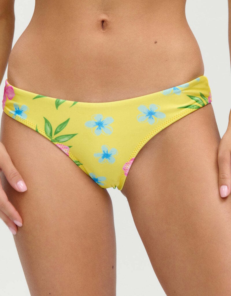 Frankies Bikinis Katarina Satin Cheeky Bikini Bottom