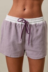 Mid Rise Stripe Shorts