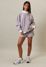 Mid Rise Stripe Shorts
