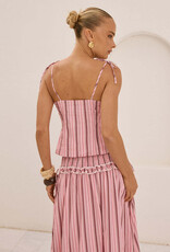 Katalia Ruched Front Tie Top