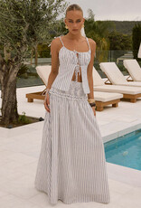 Maree Shirred Drop Waist Maxi Skirt