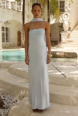 Elsa Strapless Scarf Maxi Dress