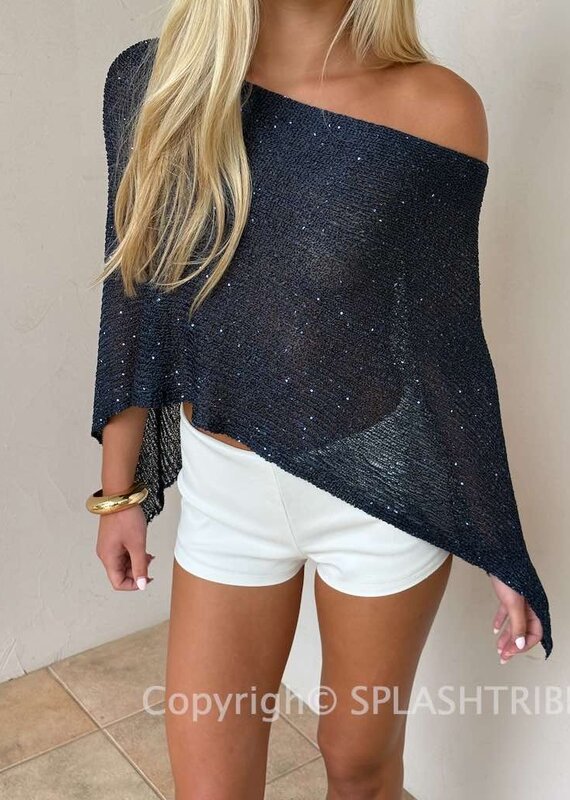 Galia Knit Poncho