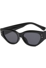 Bessette Retro Sunglasses Grey Black