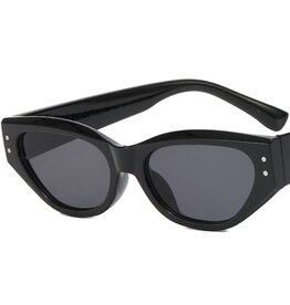 Bessette Retro Sunglasses Grey Black