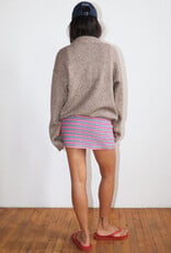 Two Tone Snap Collar Sweater