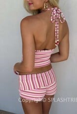 Riley Striped Halter Top