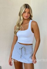 Fleece Skort Mini Skirt