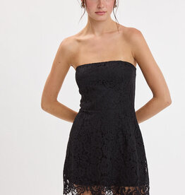 Juliette Strapless Lace Mini Dress