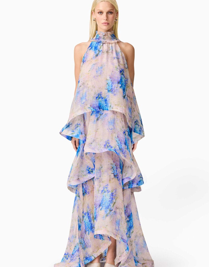 Elliatt Briony Tiered Floral Maxi Dress Gown
