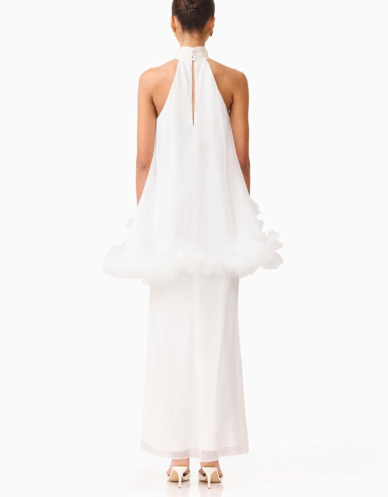 Elliatt Poppy Cape Layered Gown Maxi Dress