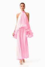 Elliatt Poppy Cape Layered Gown Maxi Dress