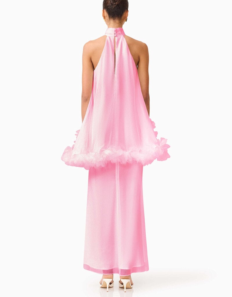 Elliatt Poppy Cape Layered Gown Maxi Dress